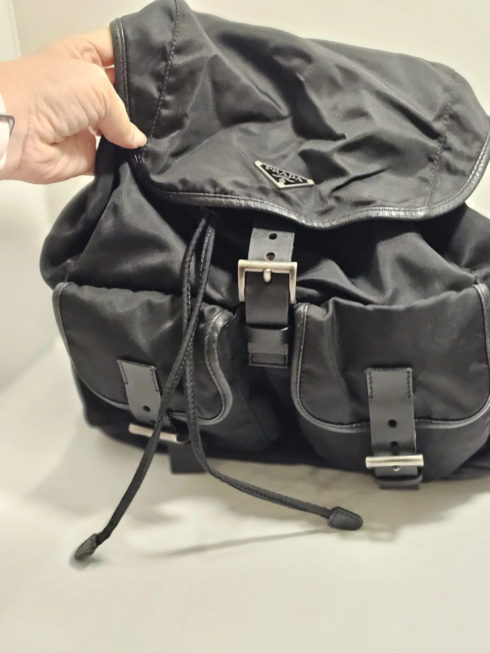 Prada Vela Sport Nero Backpack BZ001 with Autehticity Card/Retail Tag & Dust Bag - Picture 15 of 16